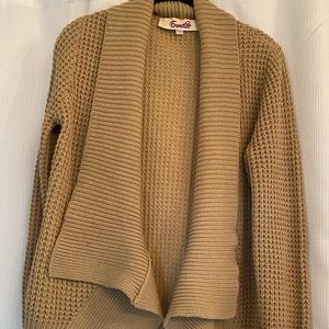 Tan knitted Cardigan